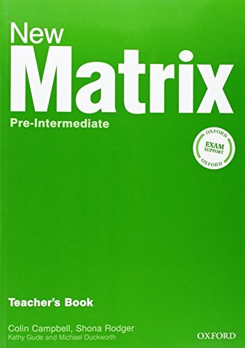 New Matrix Pre-Intermediate: Teacher's Book