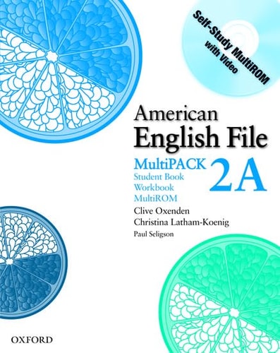 American English File Level 2: Student and Workbook Multipack A