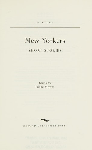 New Yorkers: Short Stories