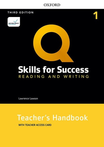 Q Skills for Success: Reading & Writing 1 Teacher's Book Pack