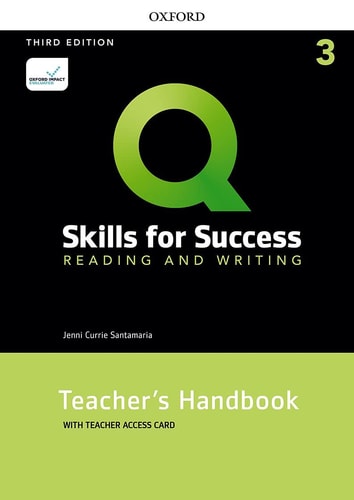 Q: Skills for Success: Level 3: Reading and Writing Teacher's Handbook with Teacher's Access Card