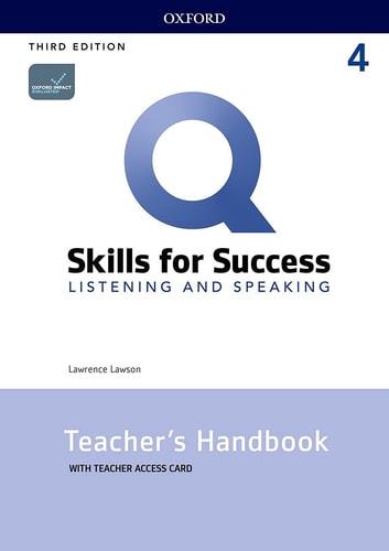 Q Skills for Success: Listening & Speaking 3 Teacher's Book Pack