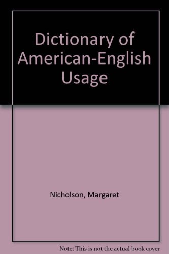 Dictionary of American-English Usage