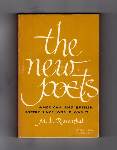 The New Poets: American & British Poetry Since WW II