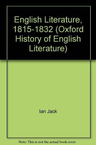 English Literature, 1815-1832