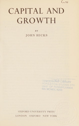Capital and Growth