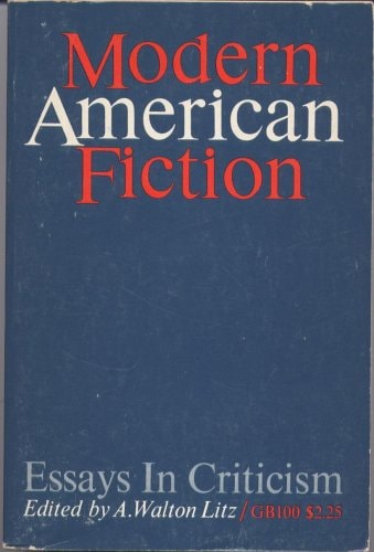 Modern American Fiction: Essays in Criticism