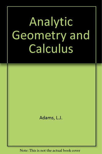 Analytic Geometry and Calculus