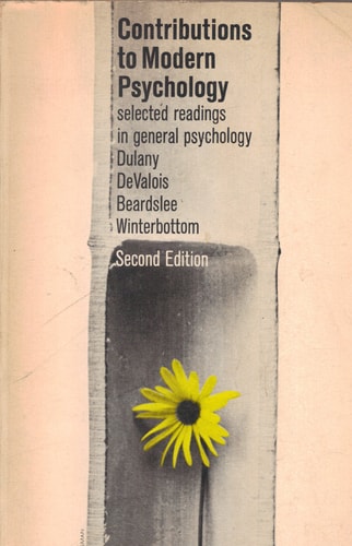 Contributions to Modern Psychology
