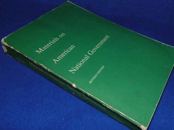 Materials on American National Government