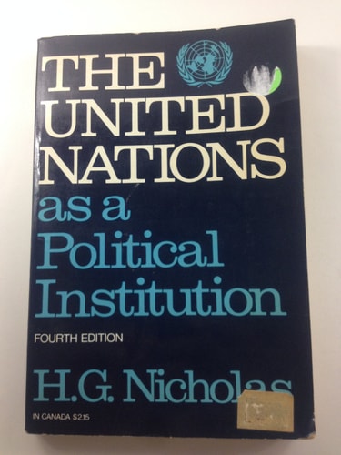 The United Nations as a Political Institution