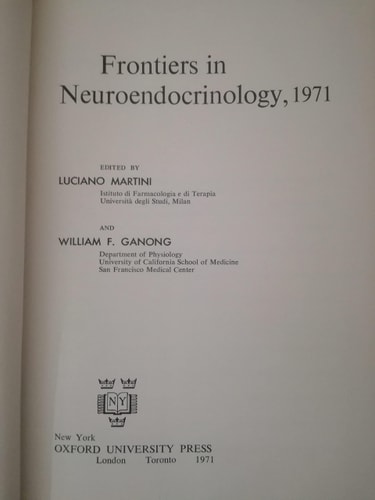 Frontiers in Neuroendocrinology