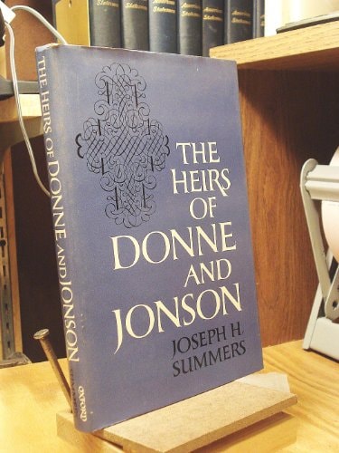 The Heirs of Donne and Jonson