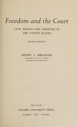 Freedom and the Court