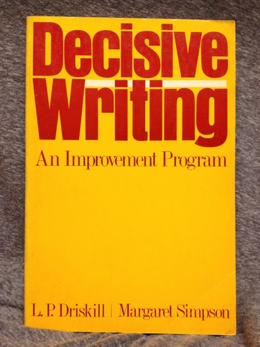 Decisive Writing: An Improvement Program