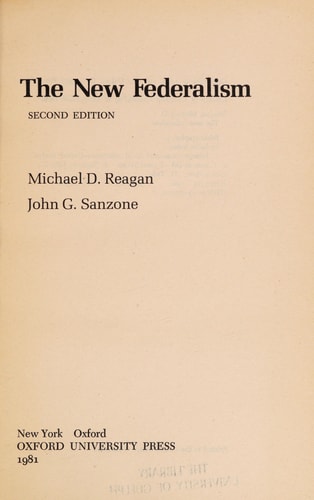 The New Federalism
