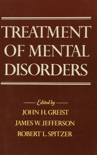 Treatment of Mental Disorders