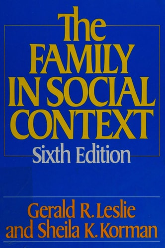 The Family in Social Context