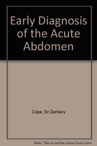 Cope's Early Diagnosis of the Acute Abdomen