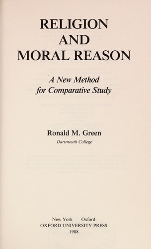 Religion and Moral Reason: A New Method for Comparative Study