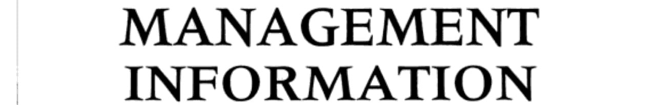 Management Information Systems: The Critical Strategic Resource