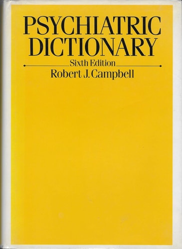 Psychiatric Dictionary