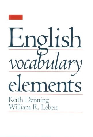 English Vocabulary Elements