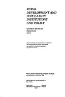 Rural Development and Population: Institutions and Policy
