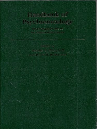 Handbook of Psychooncology: Psychological Care of the Patient with Cancer