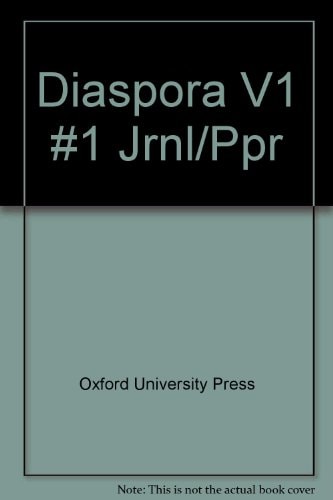 Diaspora: Volume 1, No. 1