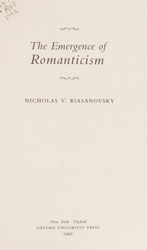 The Emergence of Romanticism