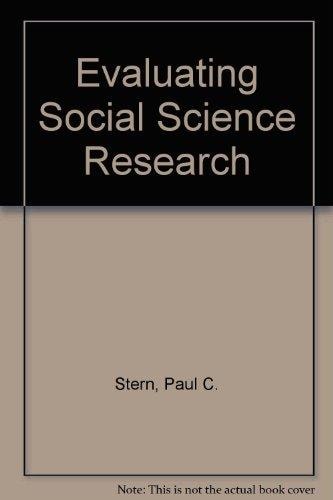 Evaluating Social Science Research