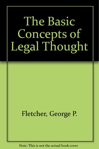 Basic Concepts of Legal Thought