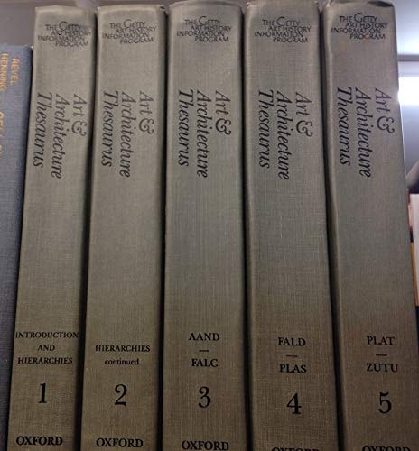 Art & Architecture Thesaurus: Five Volume Set