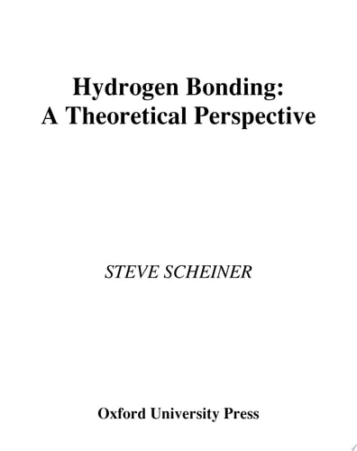 Hydrogen Bonding: A Theoretical Perspective