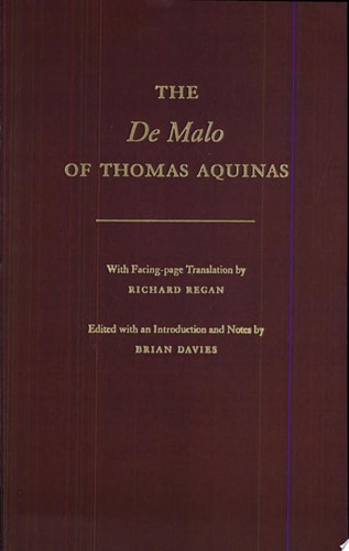The De Malo of Thomas Aquinas