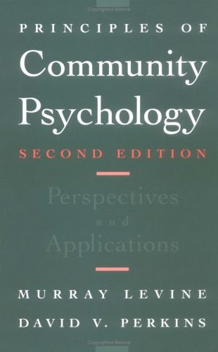Principles of Community Psychology: Perspectives and Applications