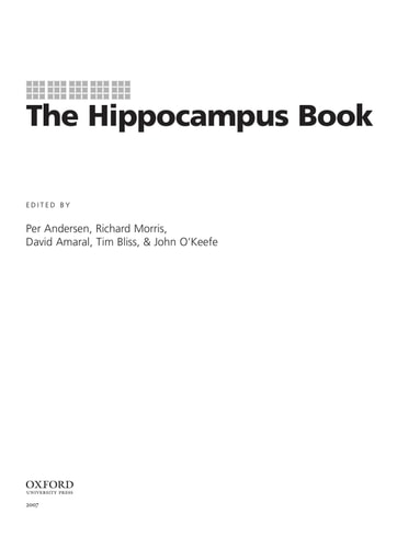 The Hippocampus Book