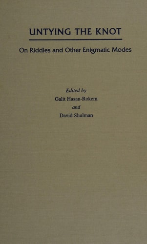 Untying the Knot: On Riddles and Other Enigmatic Modes