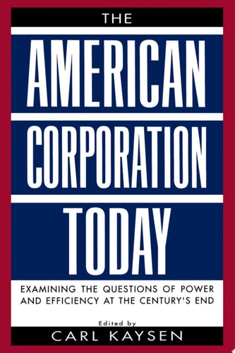 The American Corporation Today