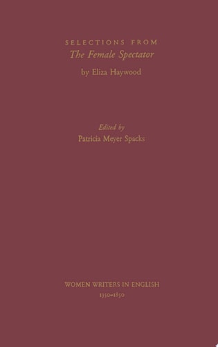 Selections from The Female Spectator