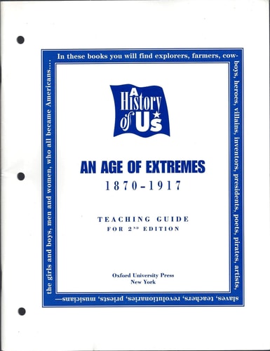 A History of US: An Age of Extremes, Teacher's Guide