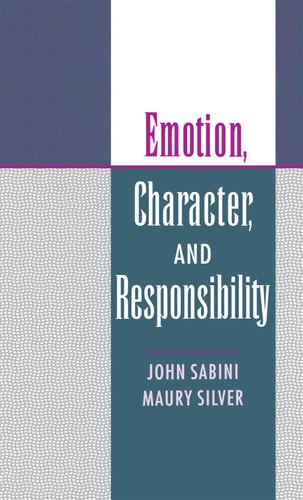 Emotion, Character and Responsibility: Responsibility and Aesthetics in the Discovery of Character
