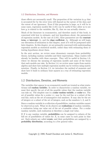 Econometric Theory and Methods