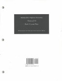 Teaching Resource Books for A History of US