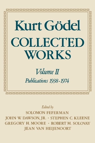 Collected Works: Volume II: Publications 1938-1974