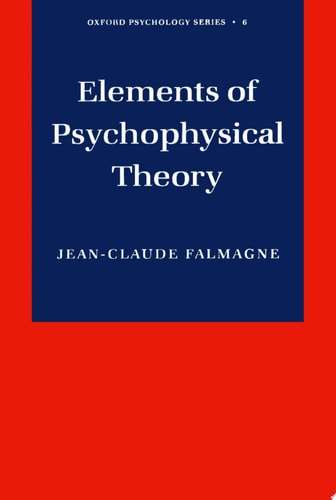 Elements of Psychophysical Theory