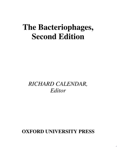 The Bacteriophages