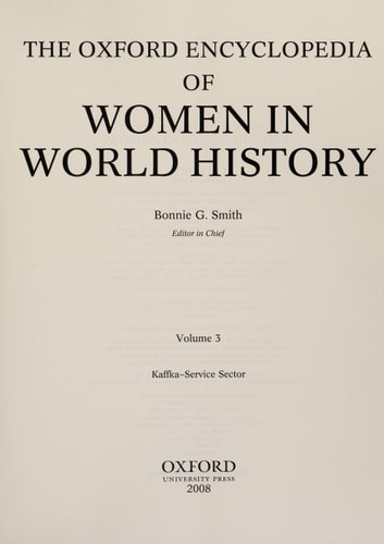 The Oxford Encyclopedia of Women in World History