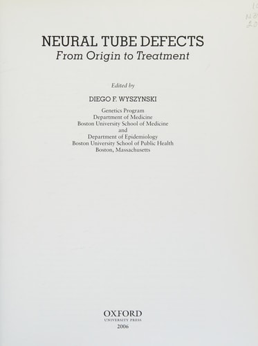 Neural Tube Defects: From Origin to Treatment